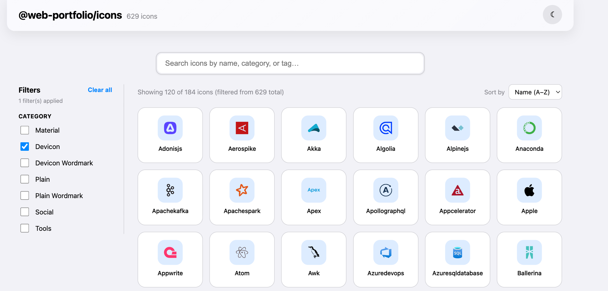 Screenshot of icon.getresume.dev